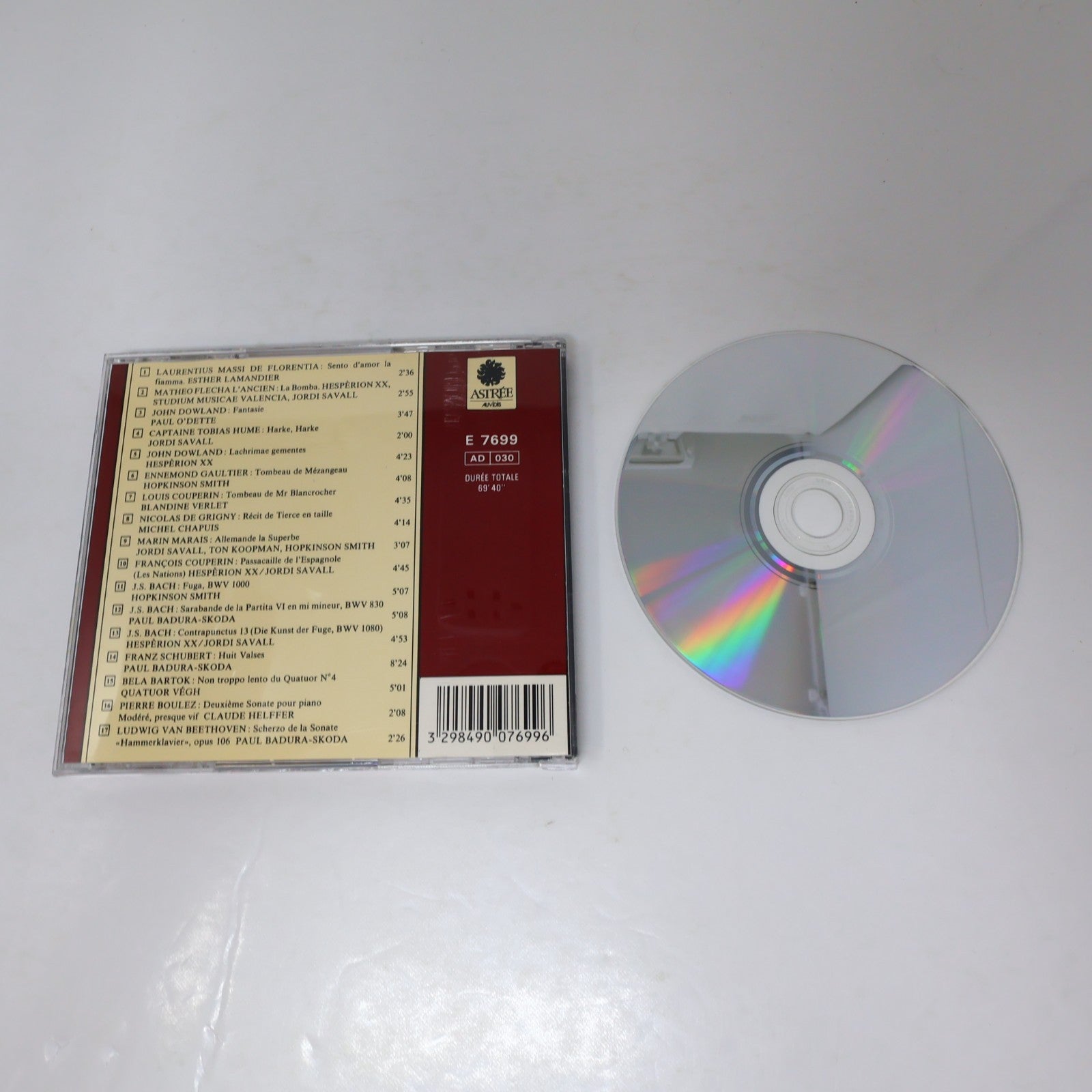 Un Autre Regard Sur La Musique Astrée Auvidis CD Classical Medieval Renaissance