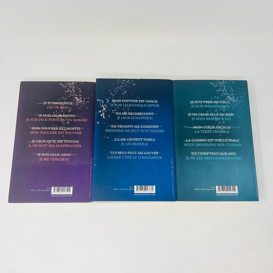 Insaisissable Tome 1-2-3 de Tahereh Mafi en Français/French Ne Me Touche Pas Lot