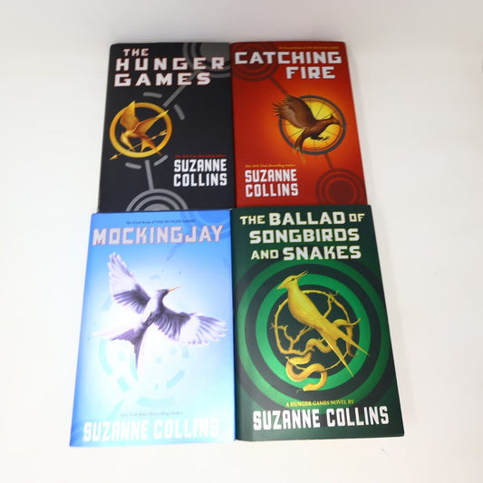 Lot 4 Books Hunger Games #1-4 Suzanne Collins Scholastic Fantasy Hardcover HC