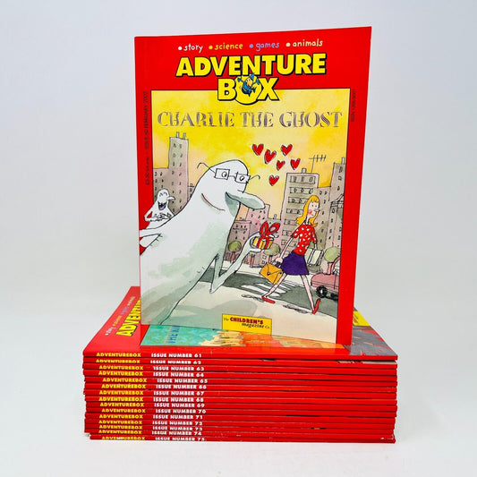 Lot of 16 Adventure Box Bayard Children UK Magazines #60-75 Story/Science/Games