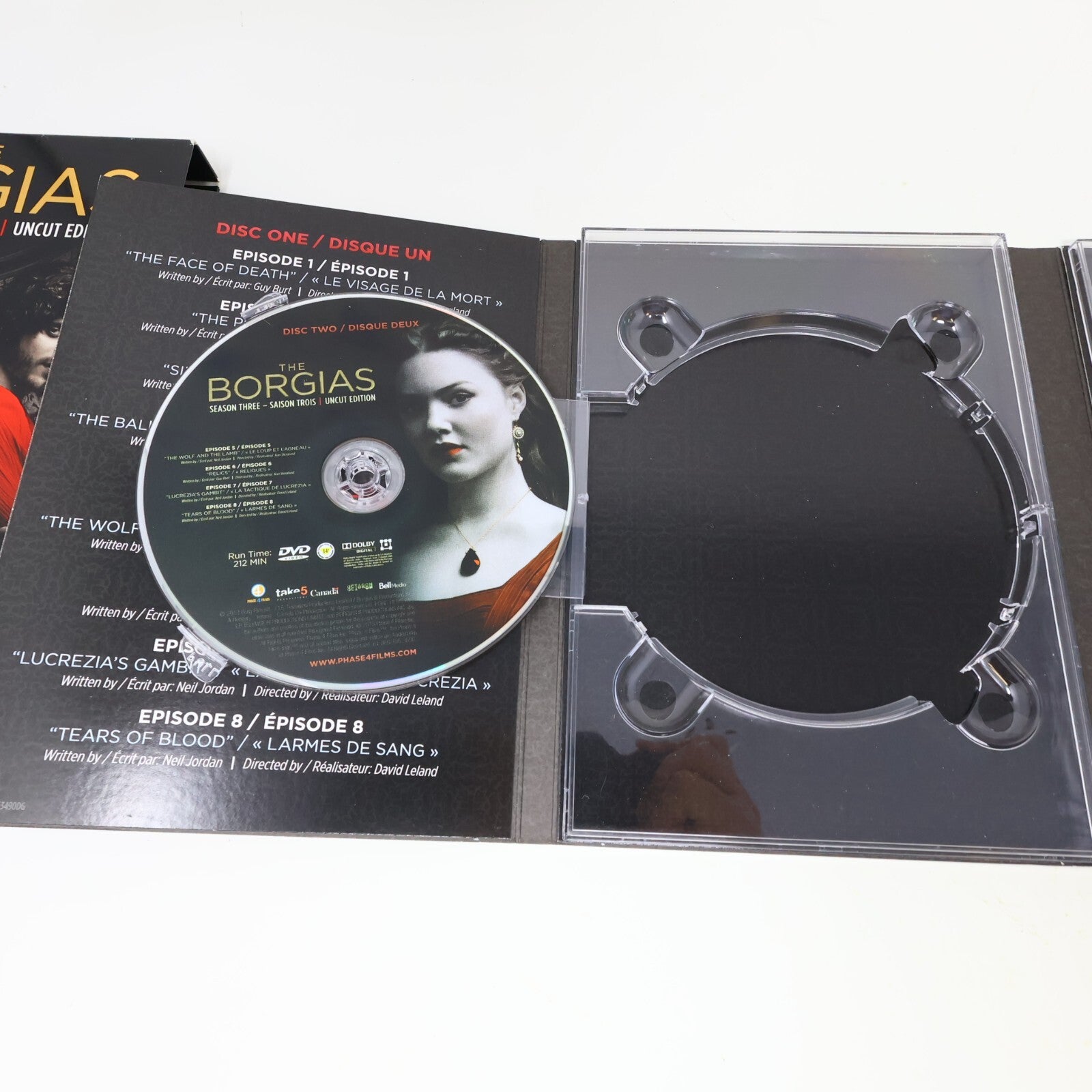 The Borgias Complete Series Uncut Season #1-2-3 DVD Set NTSC English & Français