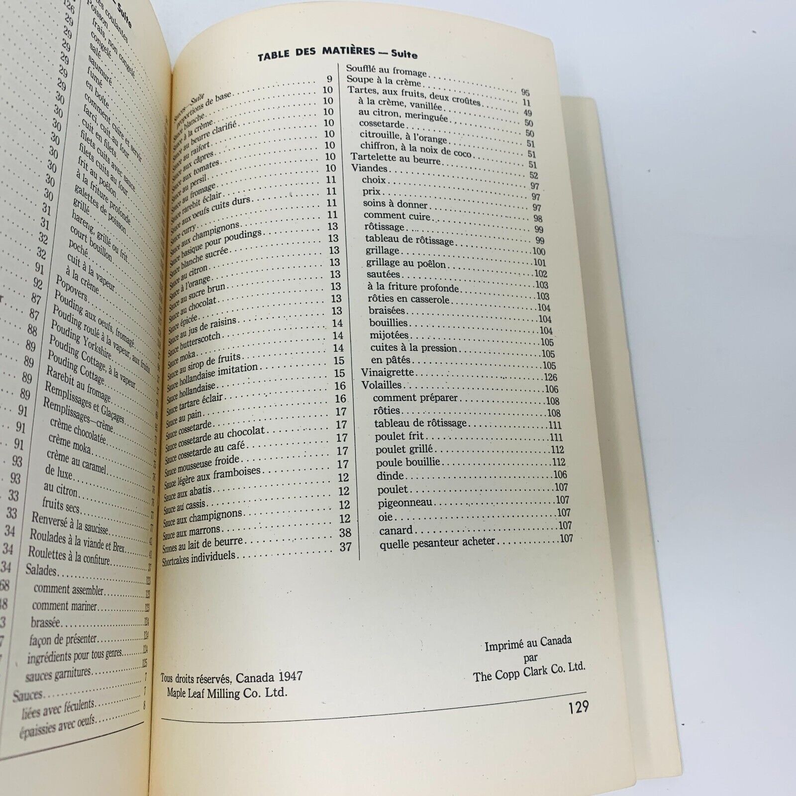 1947 La Cuisine Rendue Facile Anna Lee Scott Farine Monarch Livre Recettes HC
