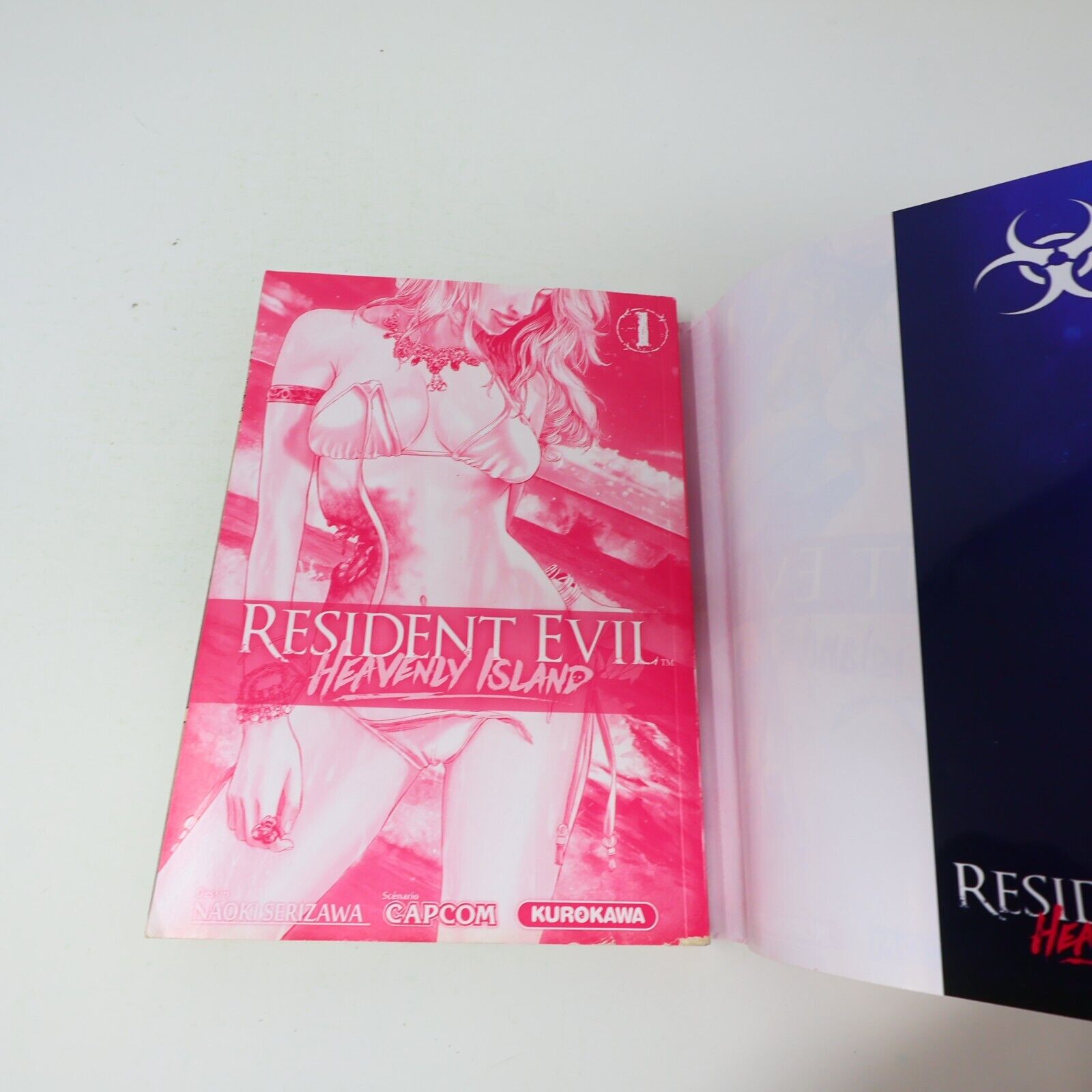 Lot 3 Mangas Resident Evil Heavenly Island #1-3 Naoki Serizawa/Capcom Français