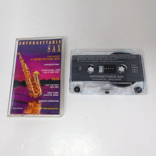 Unforgettable Sax Cassette Brian Smith Unforgettable/Summertime Jazz Sony 1992