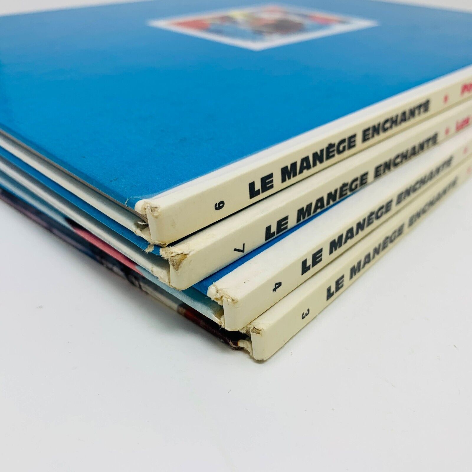 4x Le Manège Enchanté ORTF Album Série Enfant Télévision Pollux Français 1965-66
