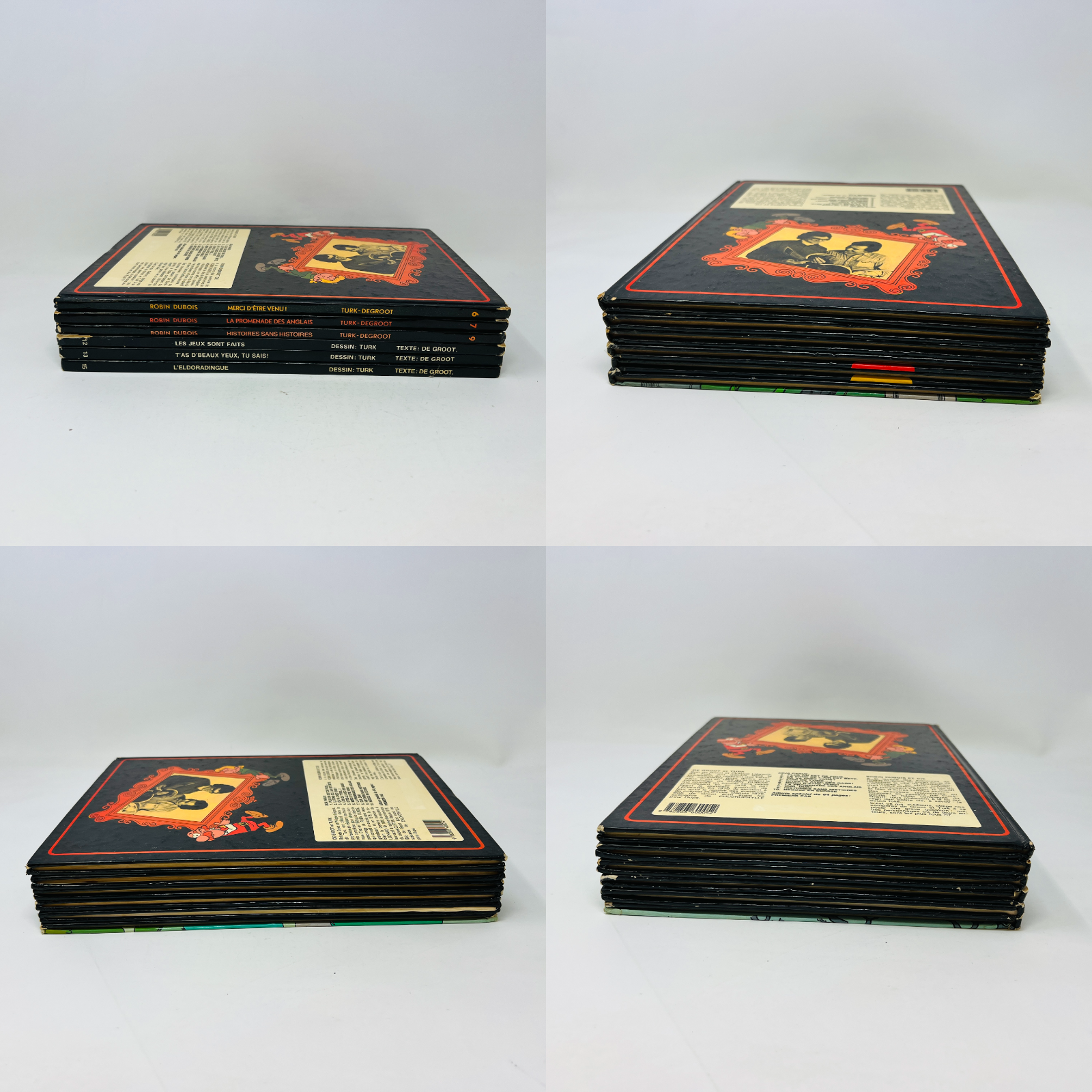 6x Robin Dubois Dargaud Turk & De Groot Lot Bandes Dessinées BD #6-7 9 12-13 15