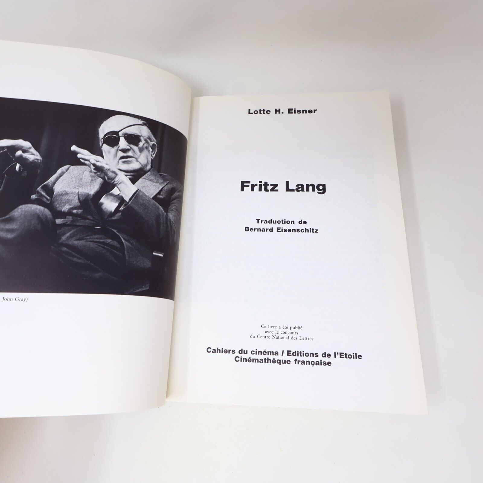 1984 Cahiers du Cinéma Fritz Lang Biographie Cinématographie de Lotte H. Eisner
