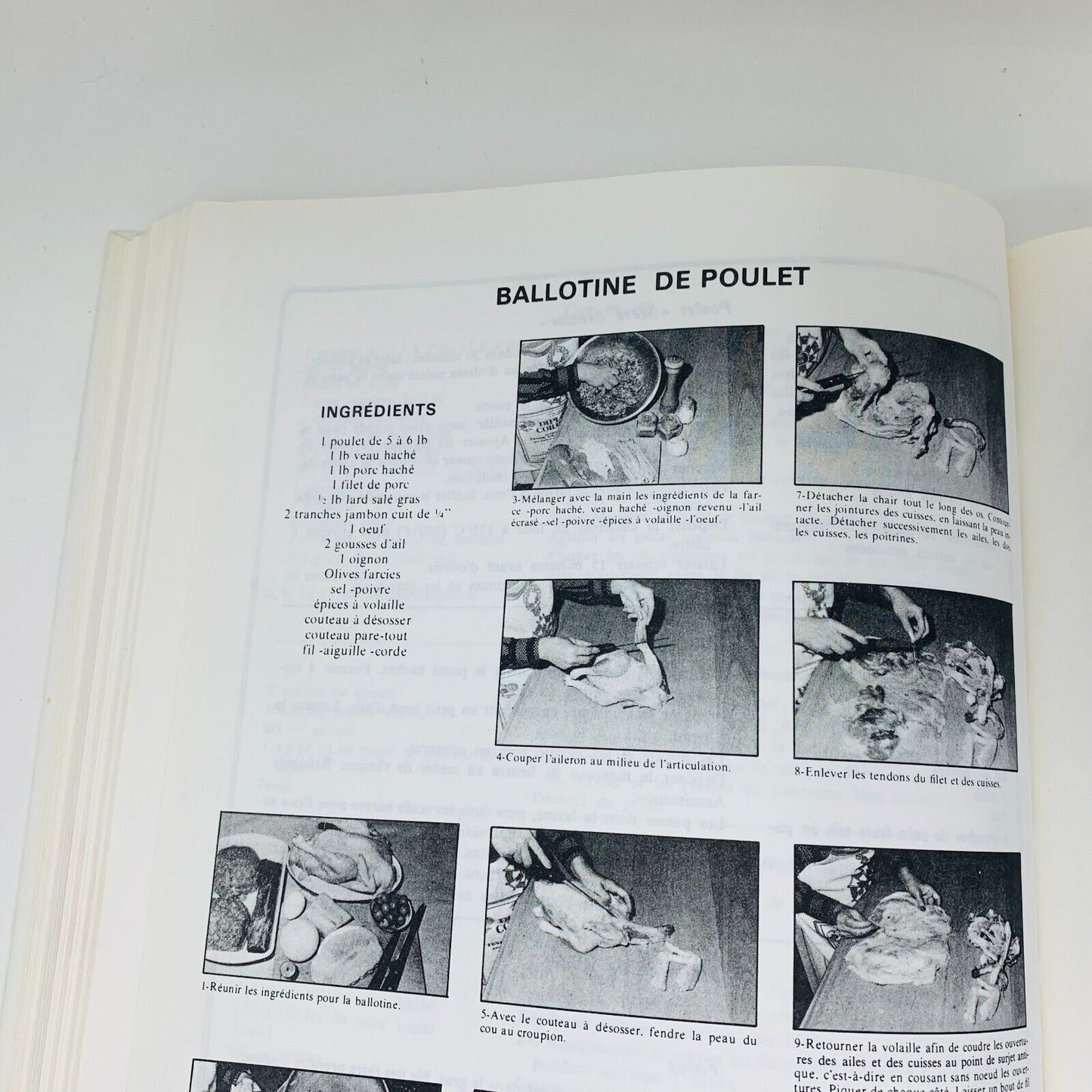 1978 La Cuisine de Monique Chevrier Sa Technique ses Recettes Livre en Français