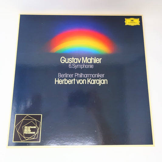 Herbert von Karajan Gustav Mahler Symphonie #6 Tragische 2x LP Record 2707 106
