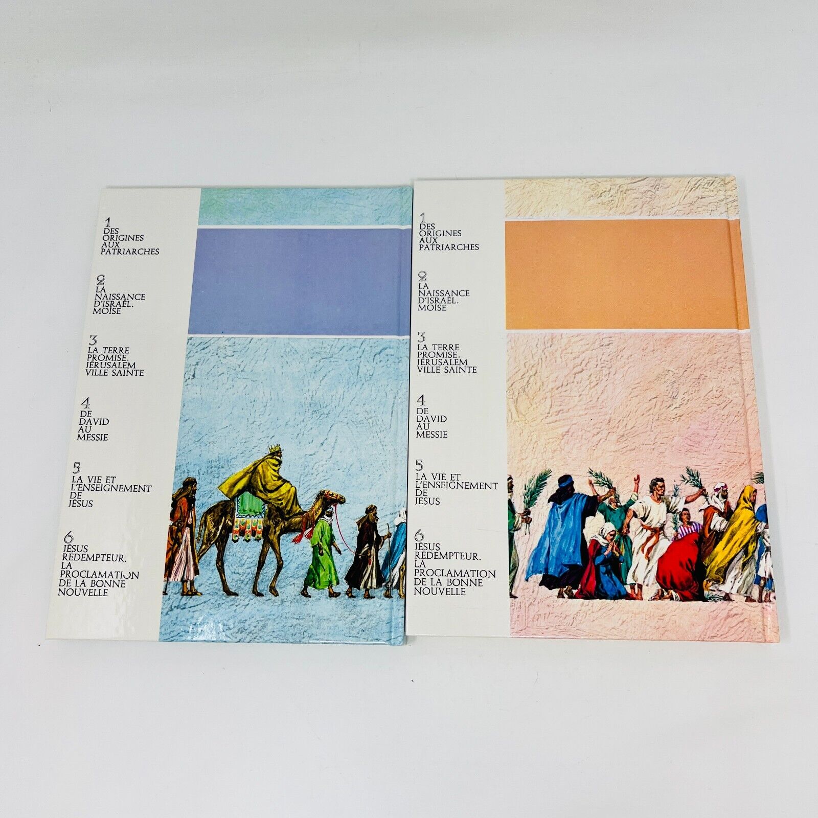 1963 Coffret L'Histoire Sainte pour Garçons et Filles #1-6 Complet Presses D'Or