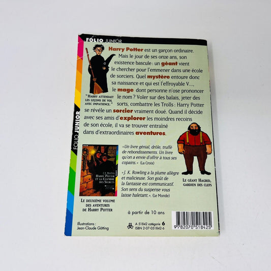 1999 Harry Potter à l'École des Sorciers Illustré Folio Junior Français Walcker