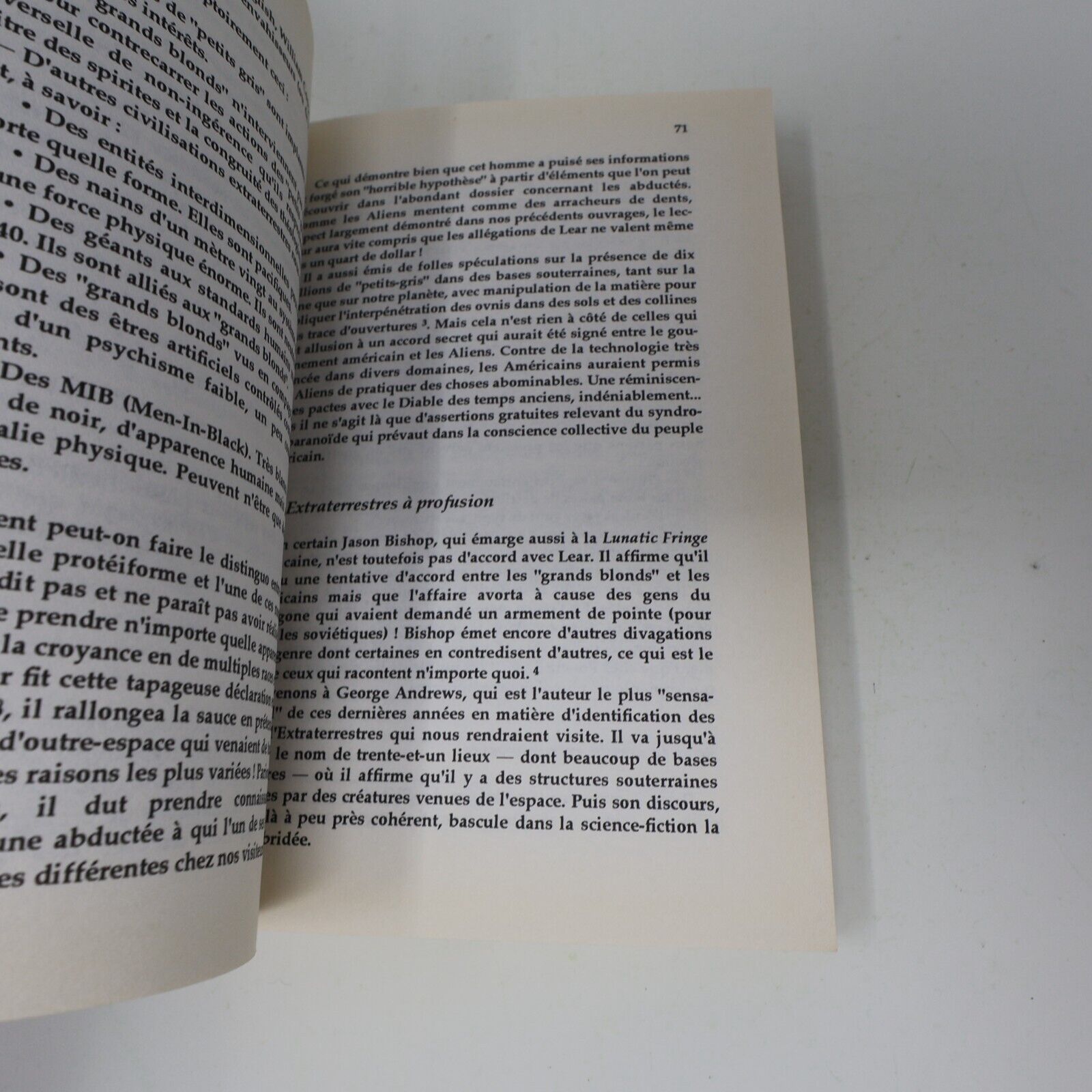 1999 Ovnis les Envahisseurs Démasqués l'Unité du Paranormal Jean Sider Ramuel PB