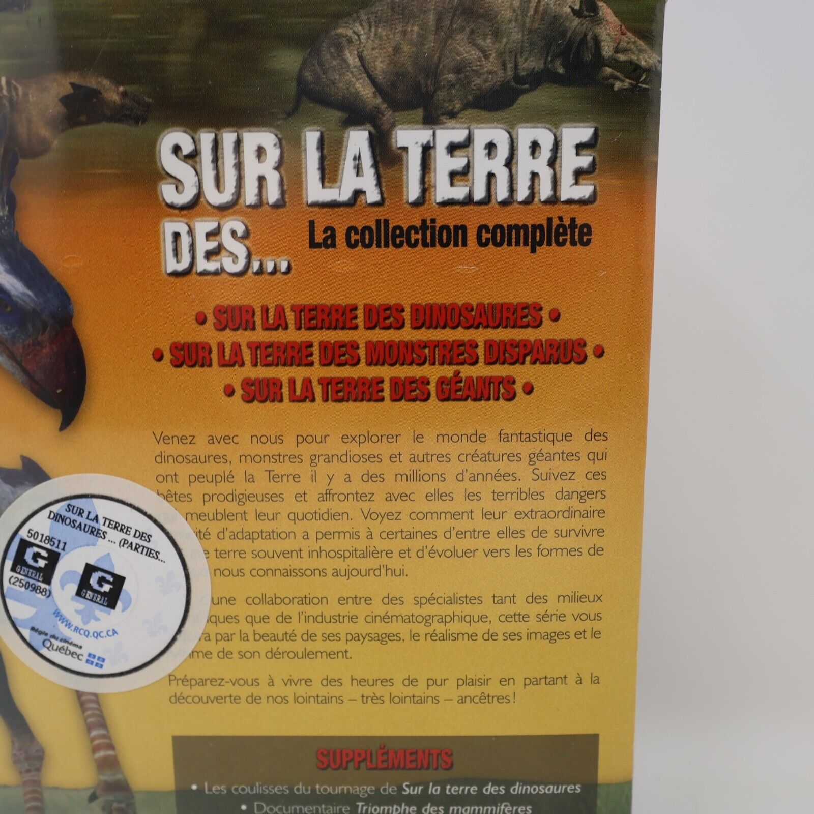 Sur La Terre Des Dinosaures La Collection Complète DVD NTSC Français Scellé
