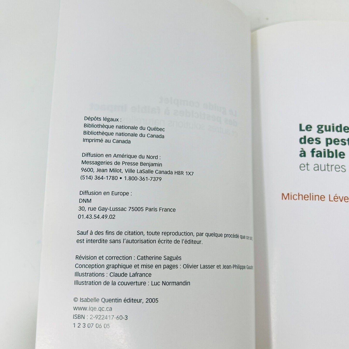 Guide Complet des Pesticides à Faible Impact et Solutions Naturelles M. Lévesque