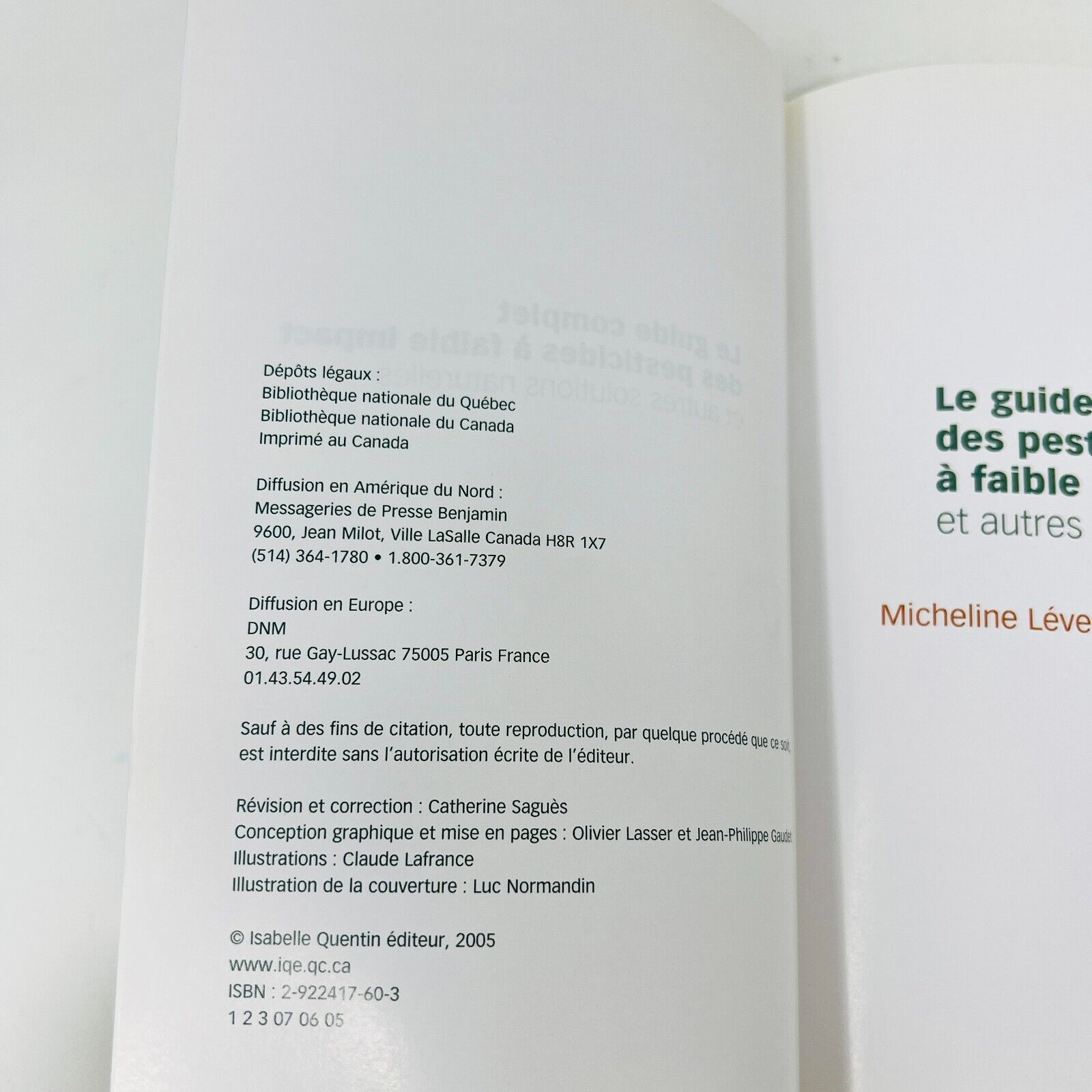 Guide Complet des Pesticides à Faible Impact et Solutions Naturelles M. Lévesque