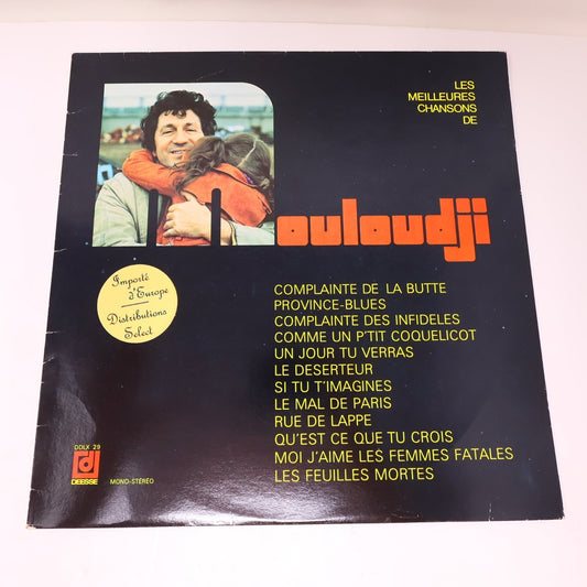 Mouloudji Les Meilleures Chansons 12" Record 1972 DDLX 29 Chanson 33RPM DDLX 29