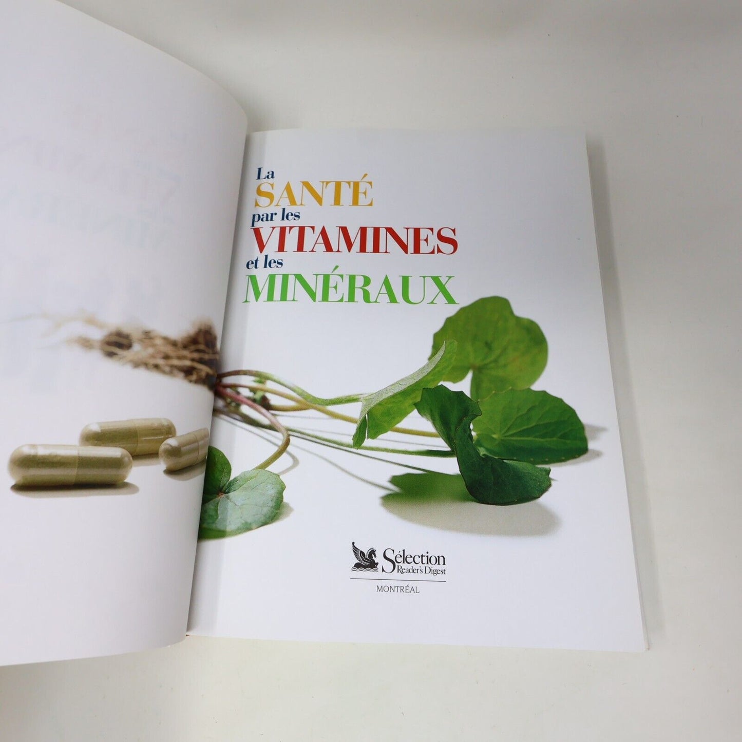 2003 La Santé par les Vitamines et les Minéraux Médecine Nature Reader's Digest