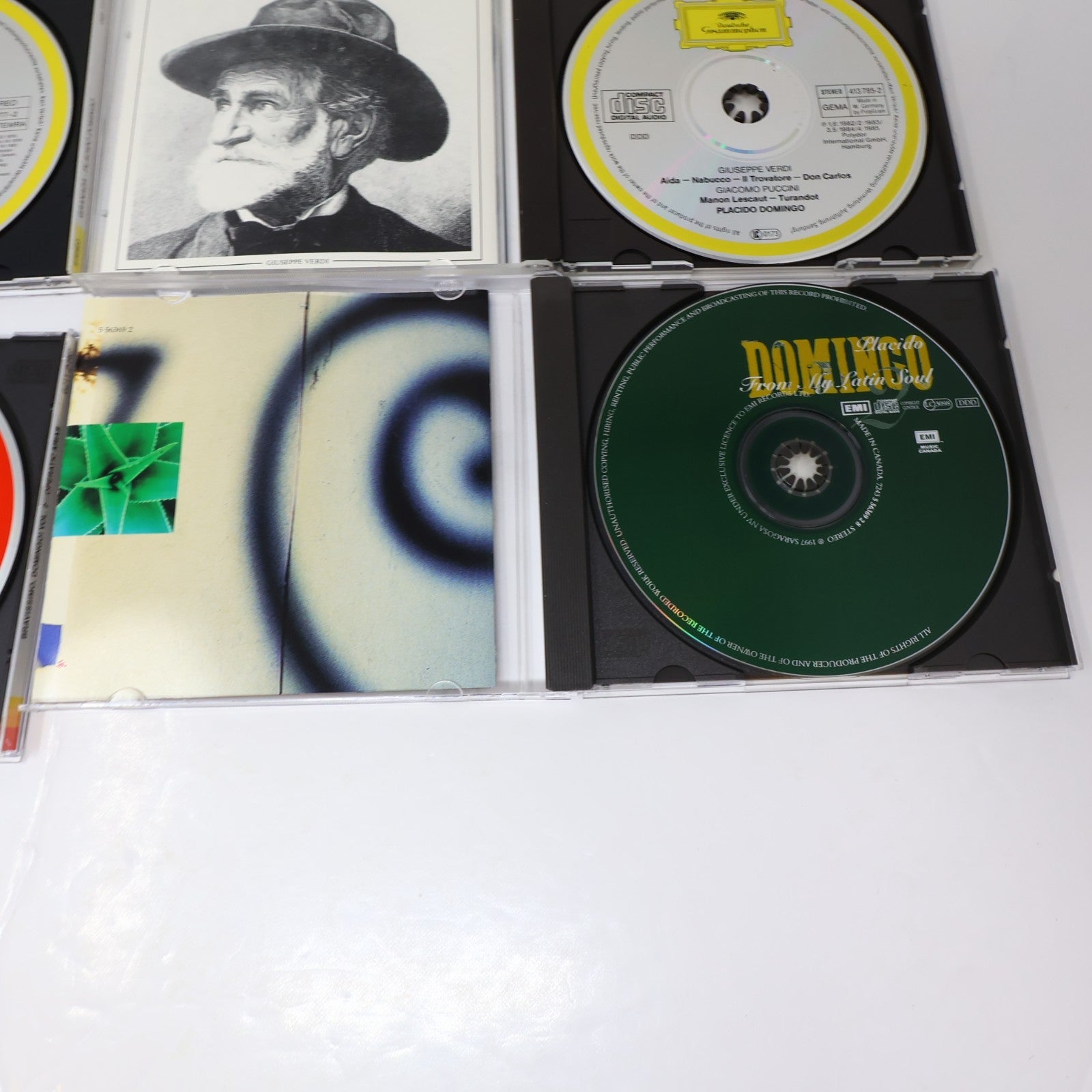 Placido Domingo 4 CD Lot Granada Greatest Hits/Verdi & Puccini/My Latin Soul 2