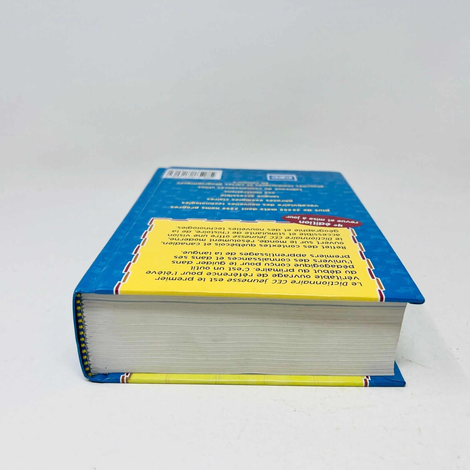 1999 Dictionnaire CEC Jeunesse Abenaim/Boulanger/Robichaud 4e Édition Français