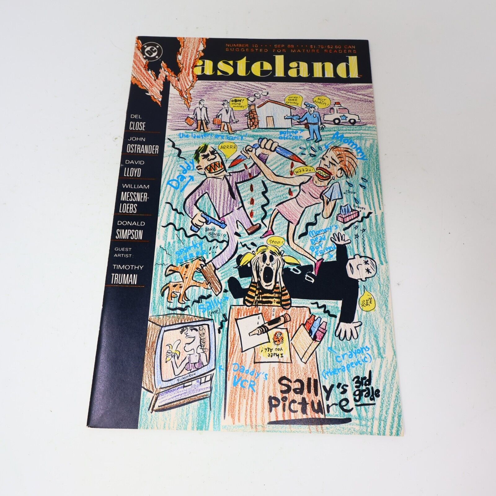 Lot 2 Comics Wasteland #6, 10 Del Close/John Ostrander/David Lloyd DC 1980s