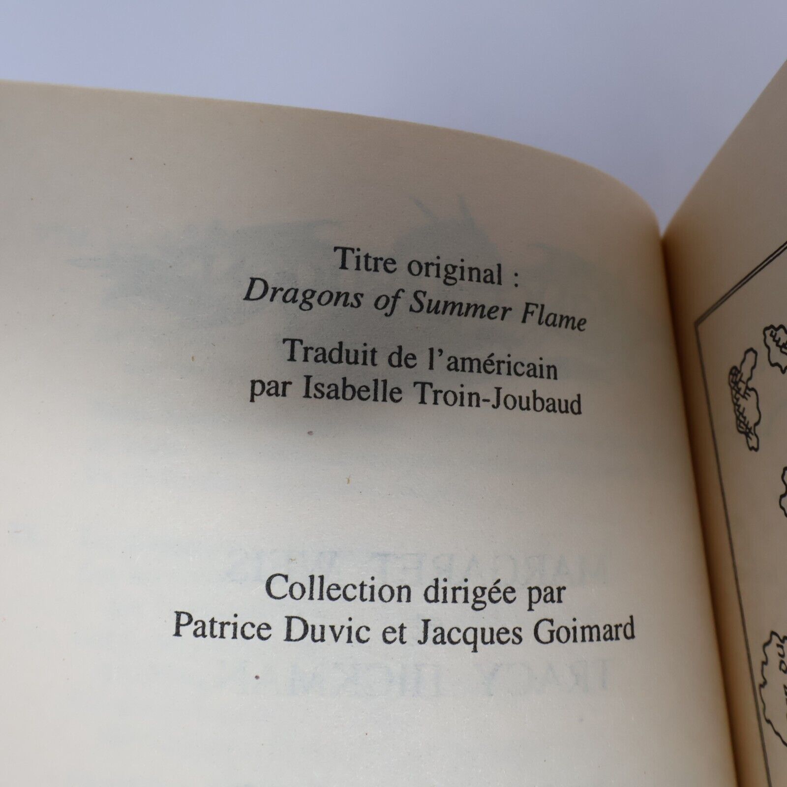 2002 Dragons d'une Flamme d'Été LanceDragon #42 Weis/Hickman Dragonlance PB Book
