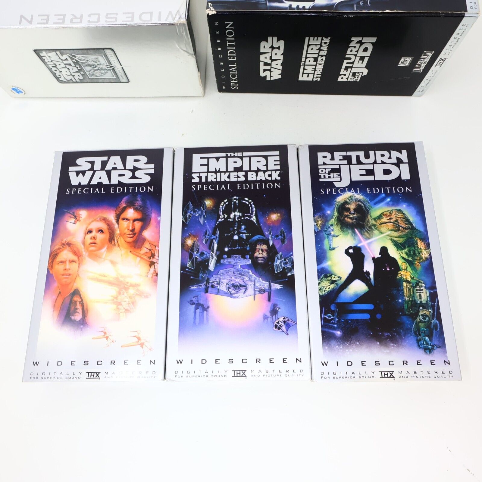 Star Wars Trilogy VHS Special Platinum Widescreen Edition Tested Fox Video 1997