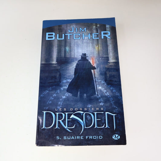 2010 Les Dossiers Dresden #5 Suaire Froid de Jim Butcher Milady Français Livre