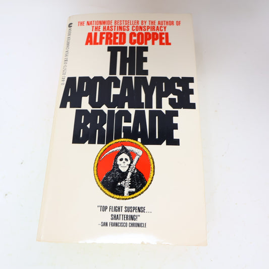 1983 The Apocalypse Brigade Alfred Copel Charter Thriller Paperback Book 80s PB
