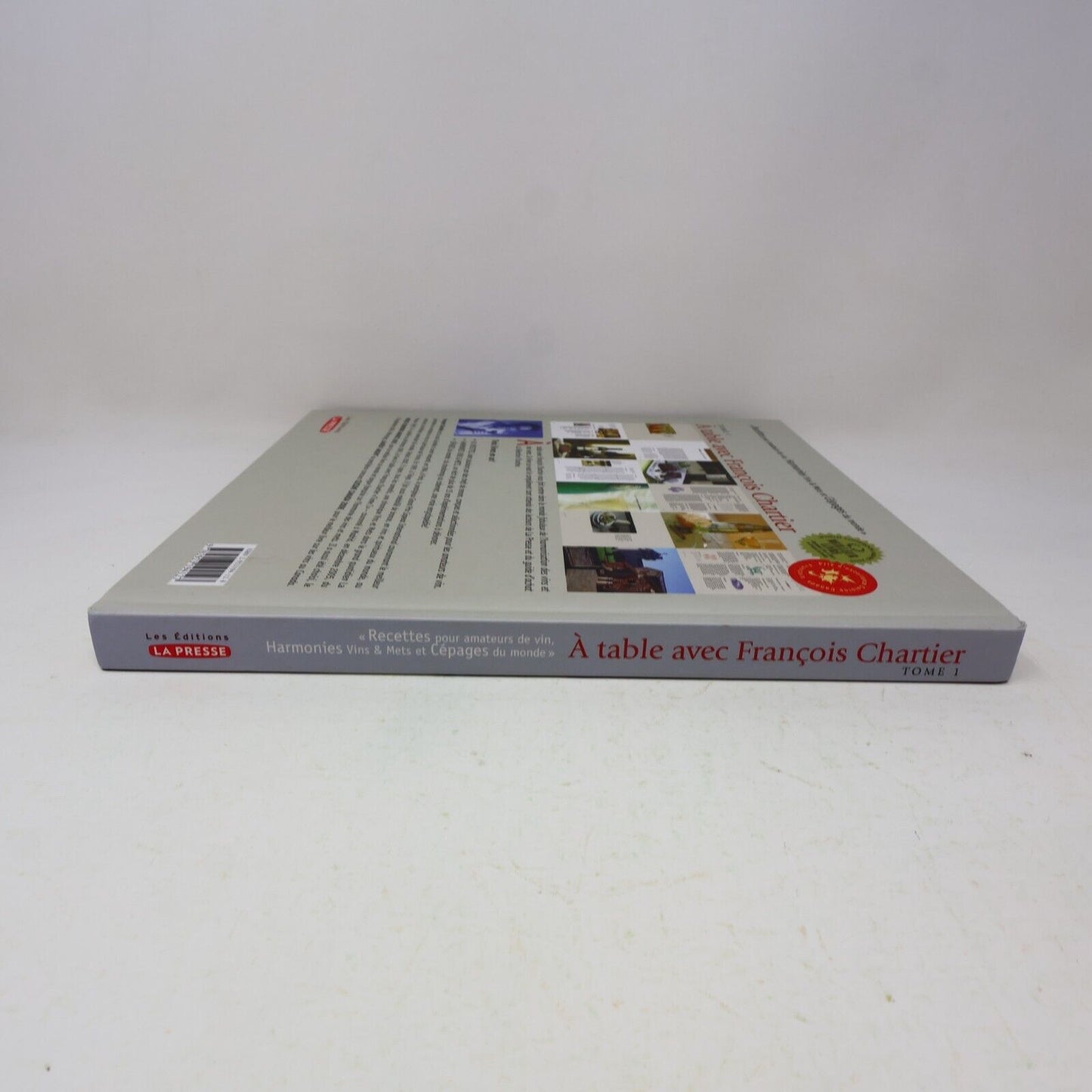 2005 À Table avec François Chartier Cuisine Recettes Vins La Presse Français HC