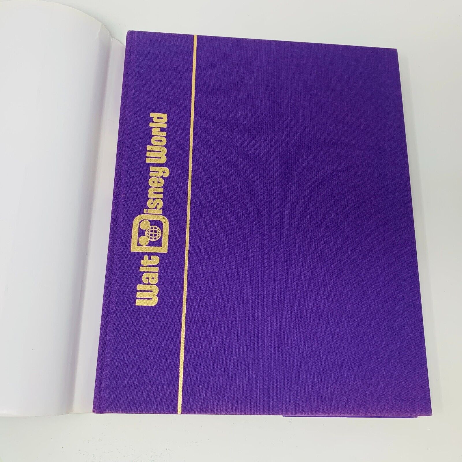 c1990s Walt Disney World Disney's Kingdom Editions Purple Theme Parks Hardcover
