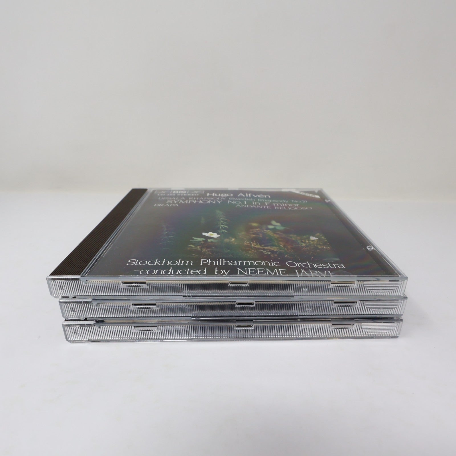 Hugo Alfvén 3 CD Lot Symphony 1-2-3 Stockholm Philharmonic Orchestra/Neeme Järvi