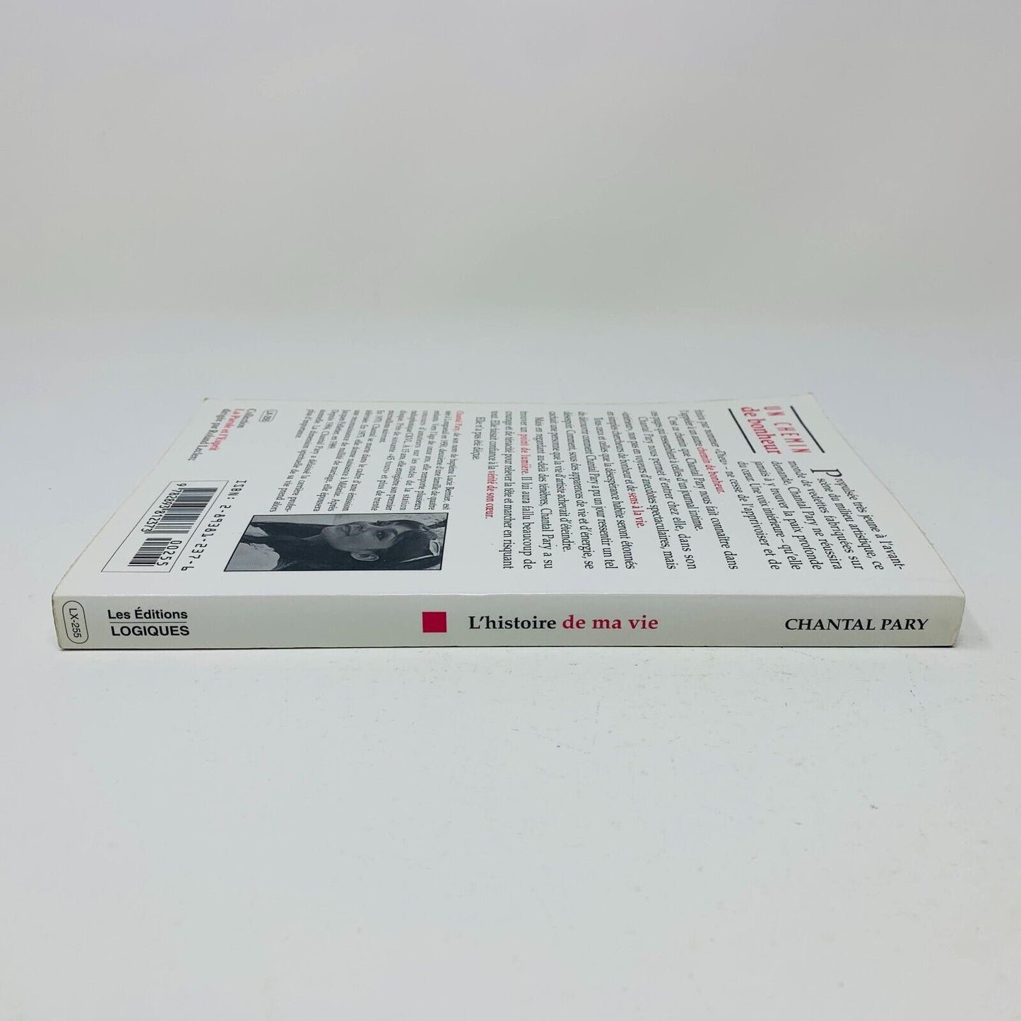1994 Chantal Pary L'Histoire de ma Vie Livre Signé Éditions Logiques Biographie