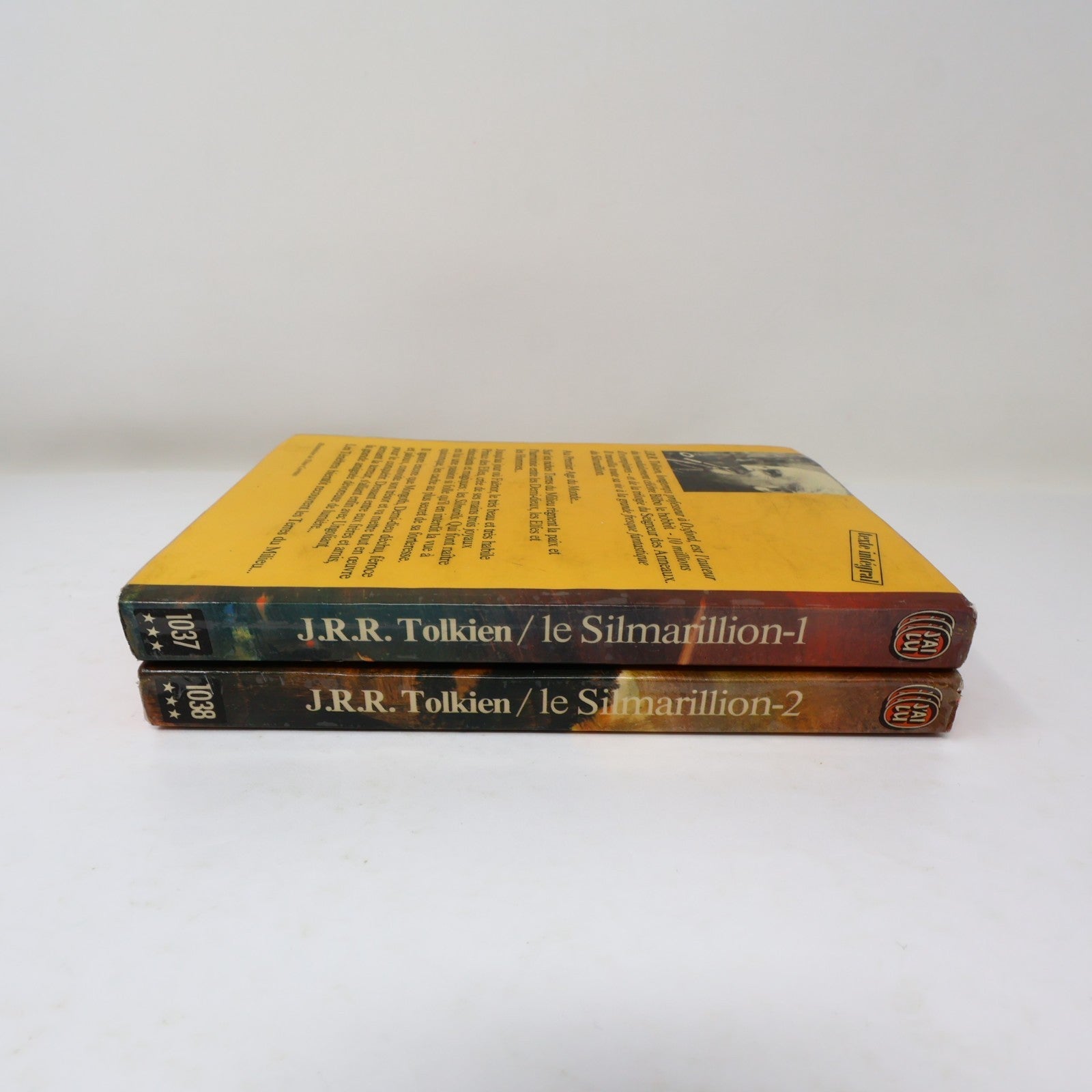 Le Silmarillion #1-2 Série Complète Lot 2 Livres J'ai Lu Tolkien Fantasy 1980 PB