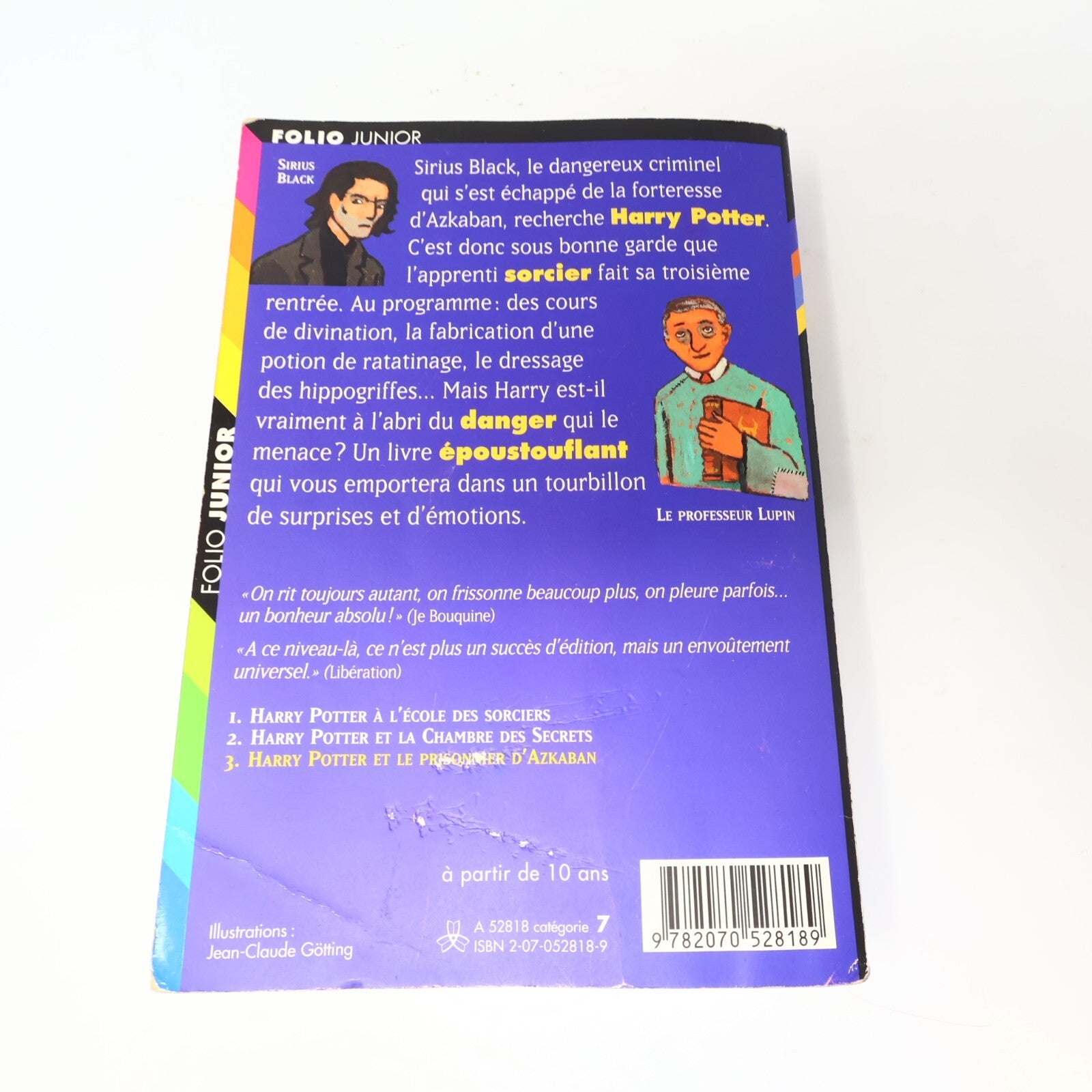 Harry Potter Coffret #1-3 École des Sorciers/Chambre des Secrets/Azkaban Rowling