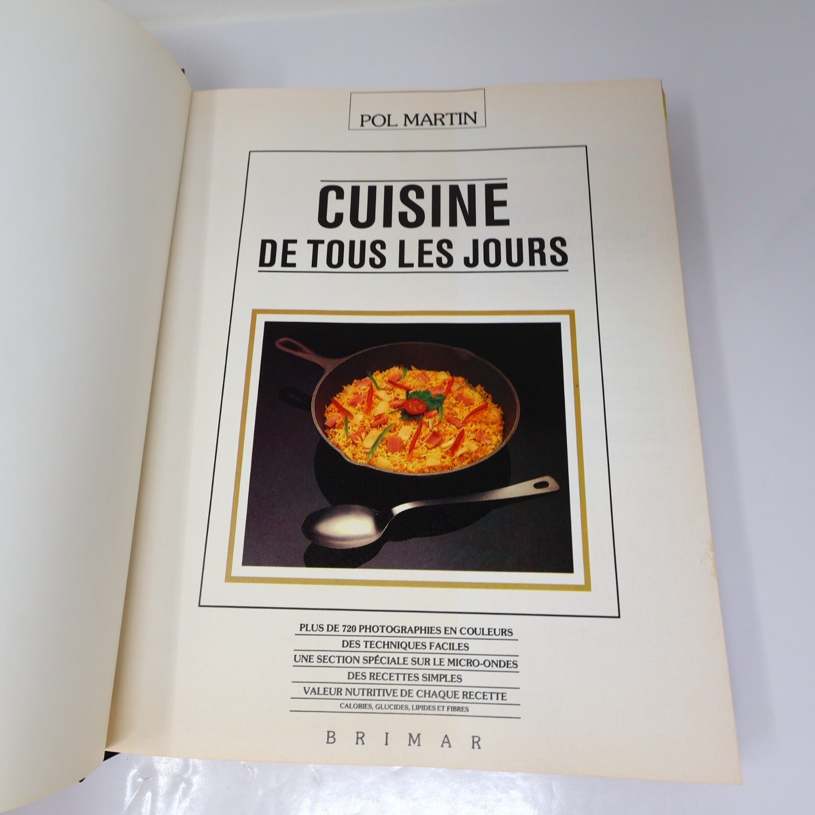 Pol Martin Lot 3 Livres D'un Délice à l'Autre/Cuisine de Tous les Jours Recettes