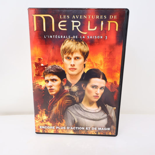 Les Aventures de Merlin Saison 3 DVD Français 2012 Colin Morgan NTSC 4 Disques