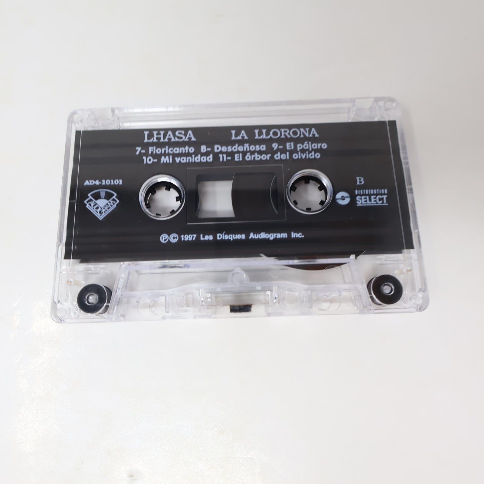 Lhasa La Llorona Cassette 1997 De Cara A La Pared/Los Peces Audiogram AD4 10101