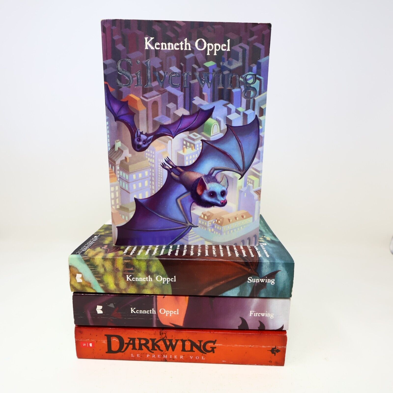 Lot 4 Livres Silverwing #1-4 de Kenneth Oppel Scholastic Série Complète Français