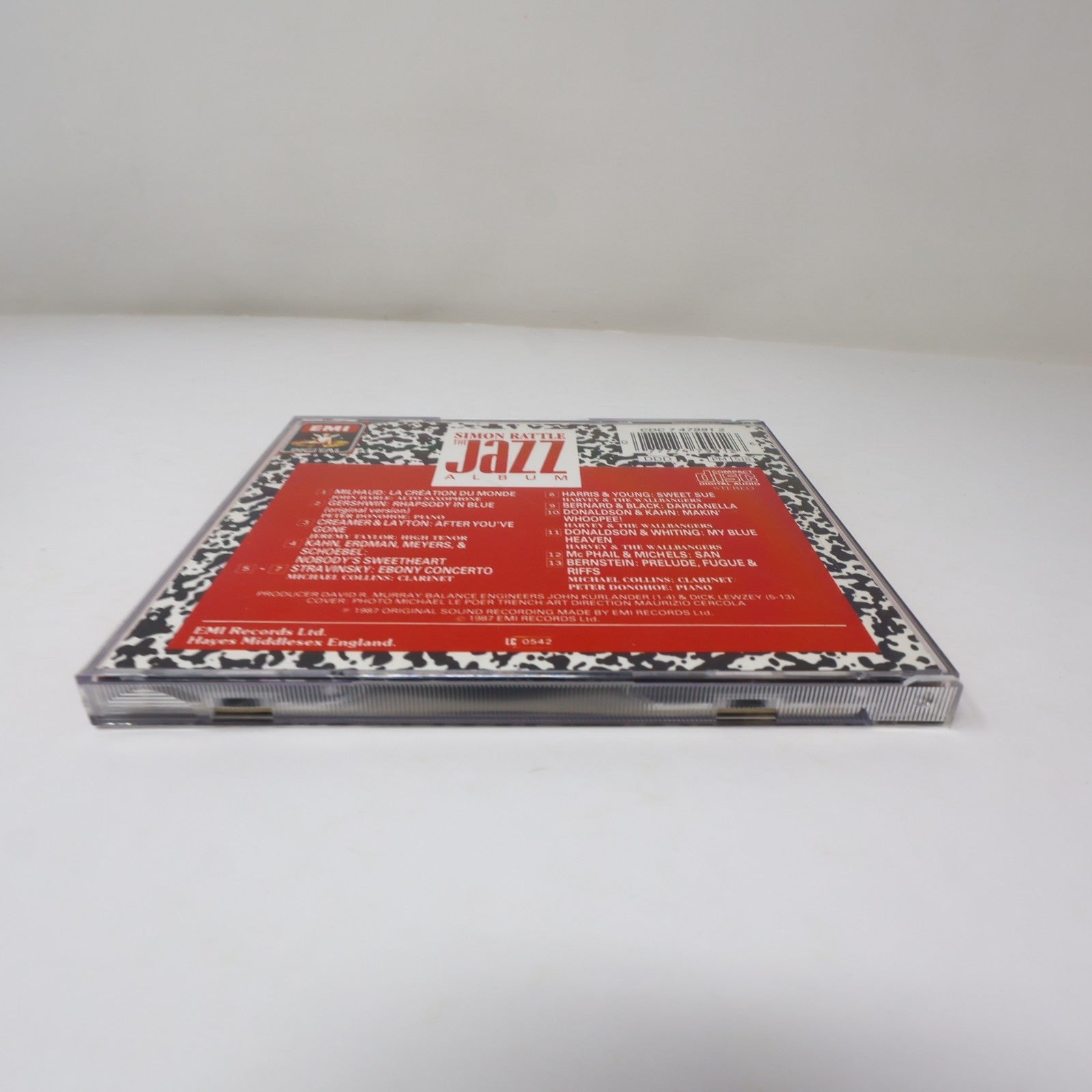 Simon Rattle The Jazz Album CD Milhaud/Gershwin/Stravinsky/Bernstein Donohoe