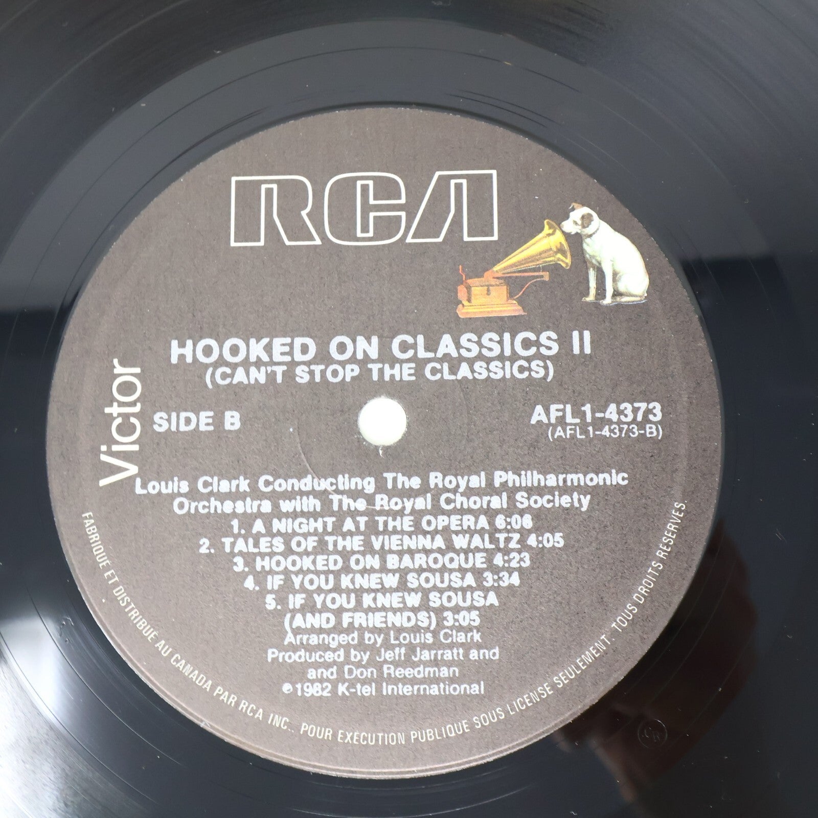 Hooked on Classics 1-2 Lot Louis Clark Royal Philharmonic Orchestra Record Vinyl