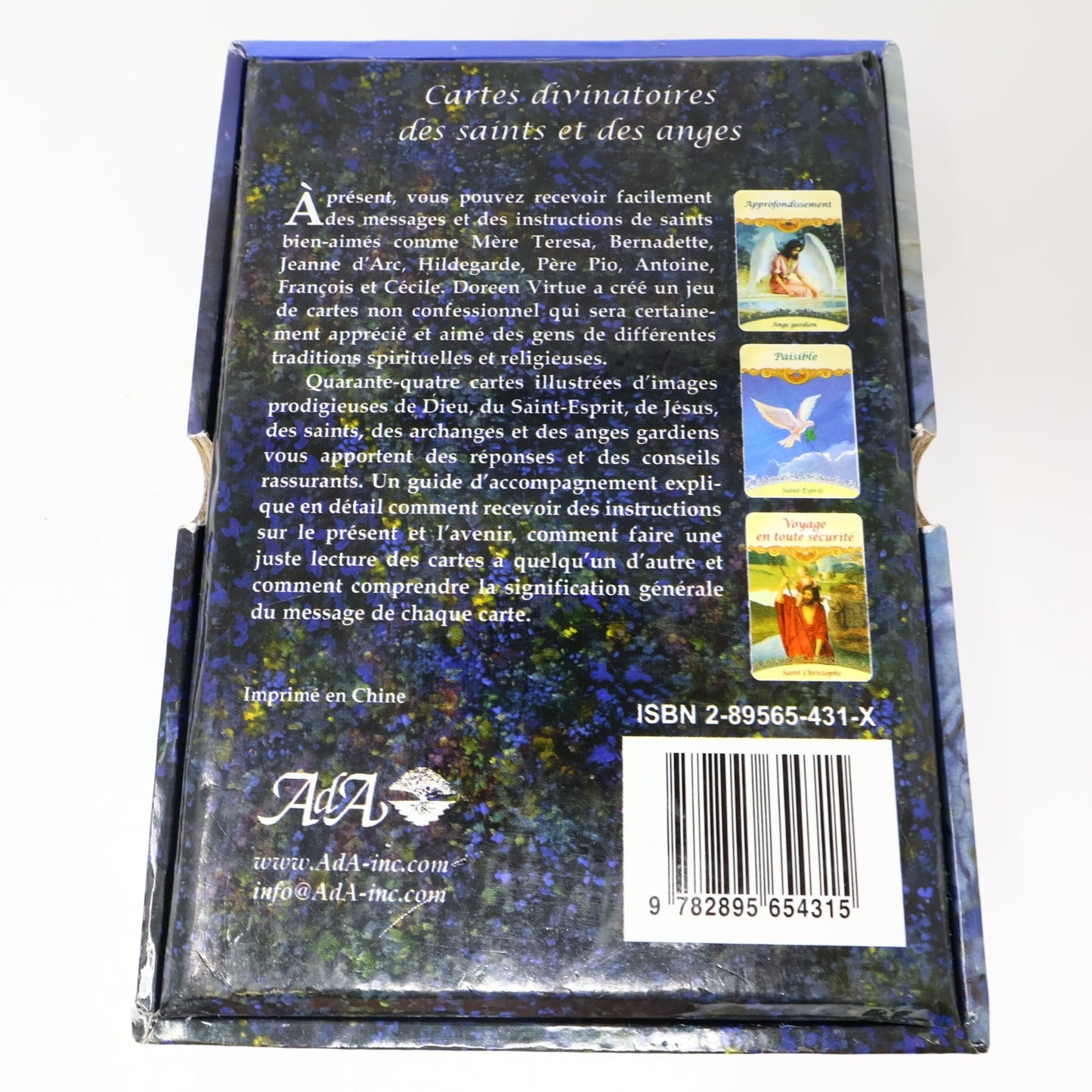 Cartes Divinatoires des Saints et des Anges Doreen Virtue Ada Complet Tarot