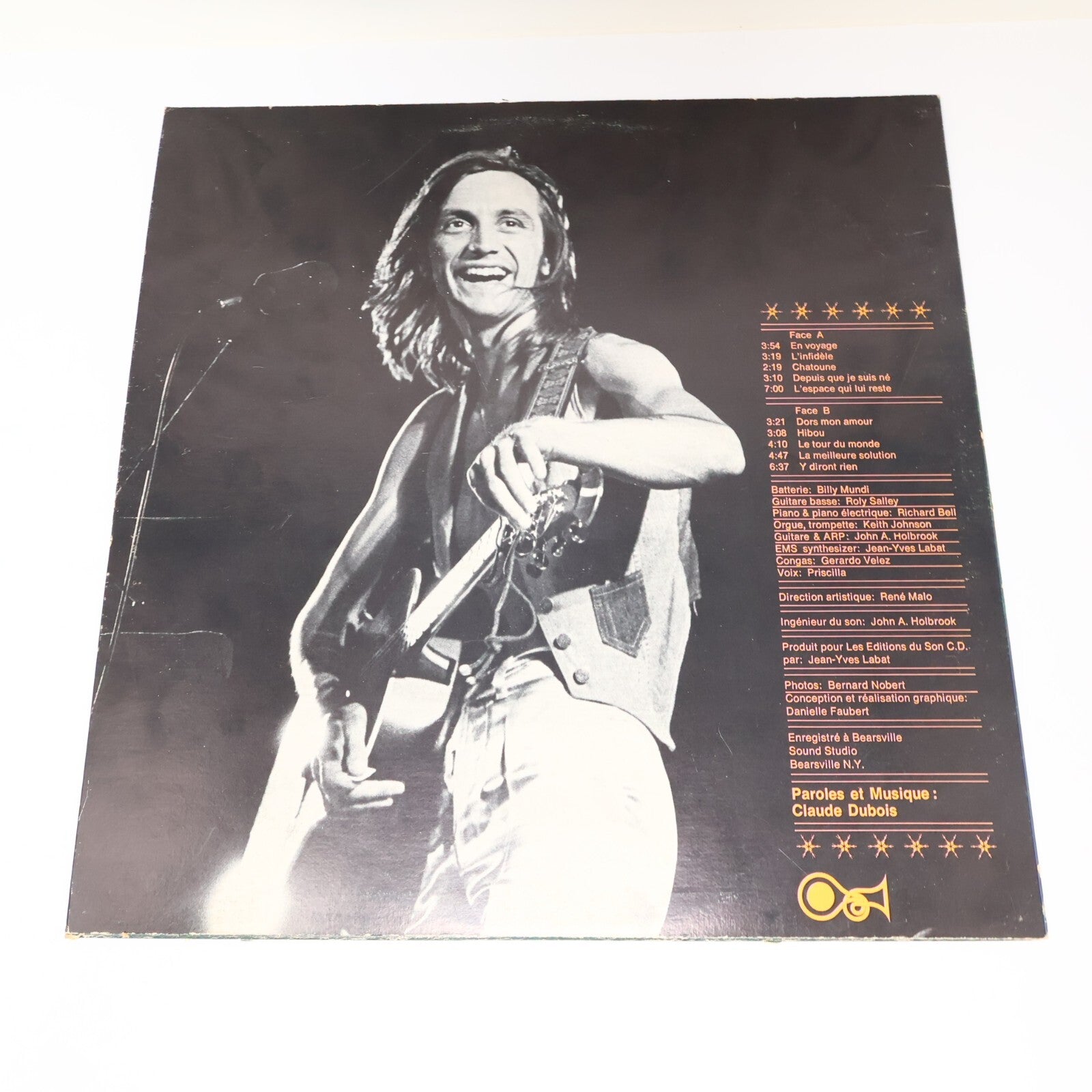 Claude Dubois Lot 3 Disques LP Record Touchez du Bois/Éponyme Québécois 1970s