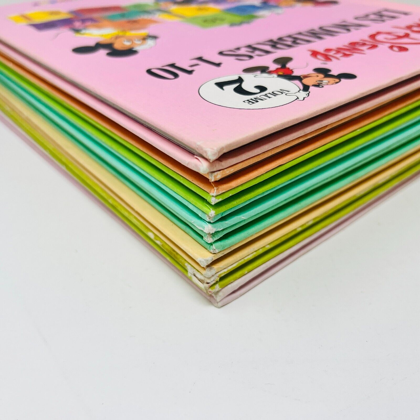 8x J'Apprends en m'Amusant Walt Disney Livres Français/French Children Lot 80s