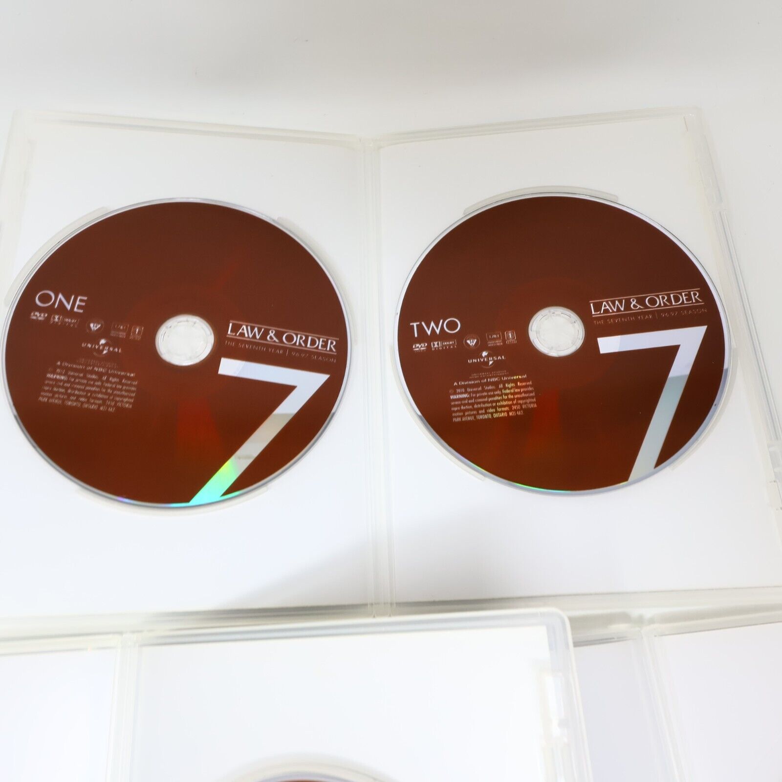 Law & Order The Seventh Year #7 Season 96-97 DVD Tested TV Series 2010 Region 1
