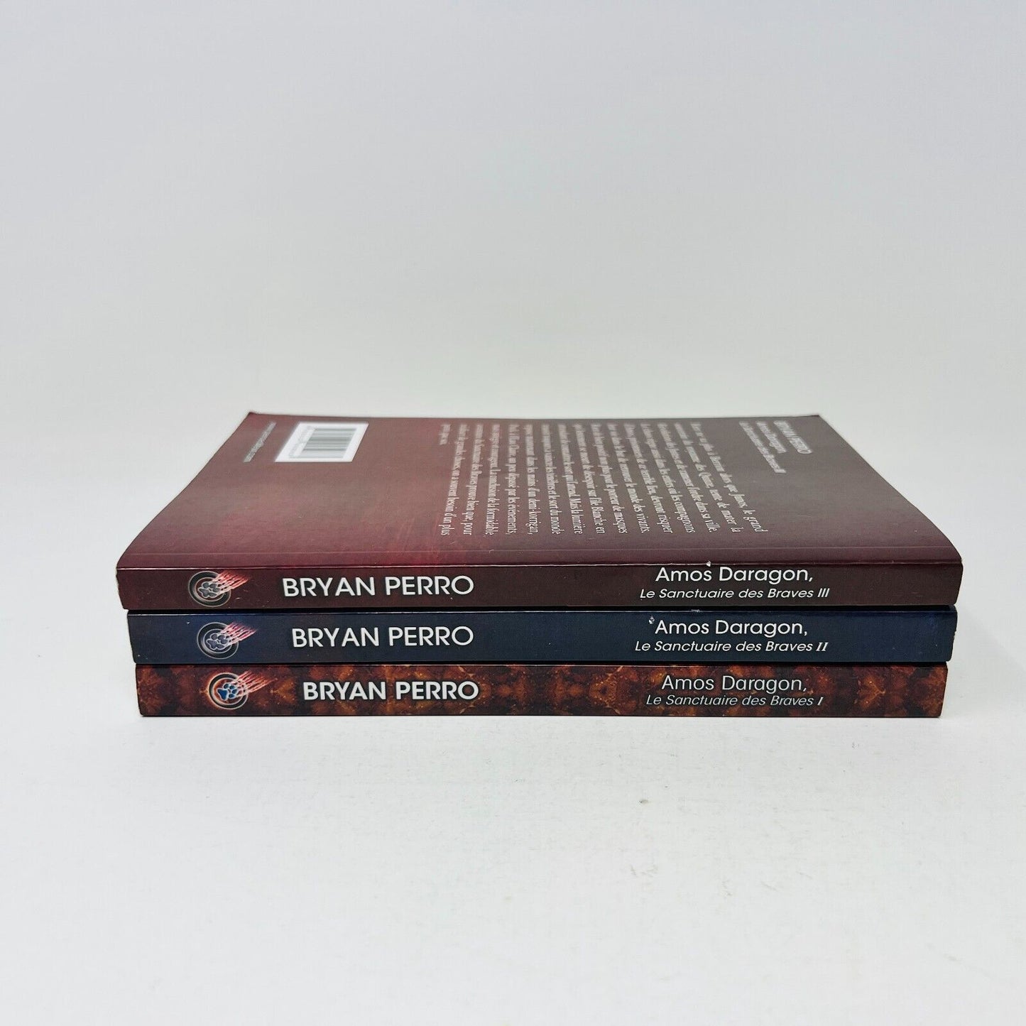 Amos Daragon Le Sanctuaire des Braves #1-3 Série Complète Bryan Perro Lot Livres