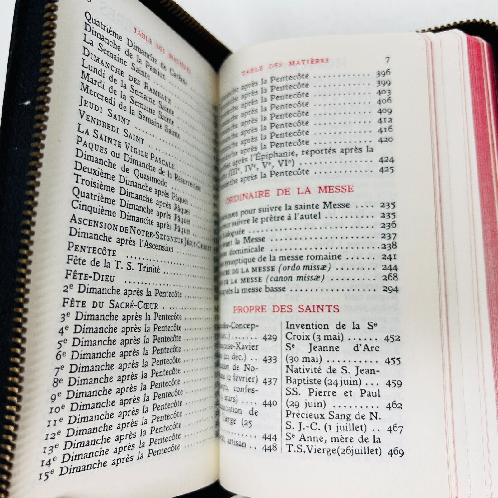 1961 Missel des Dimanches et Fêtes Dom Gérard Abbaye de Clervaux Français/Latin