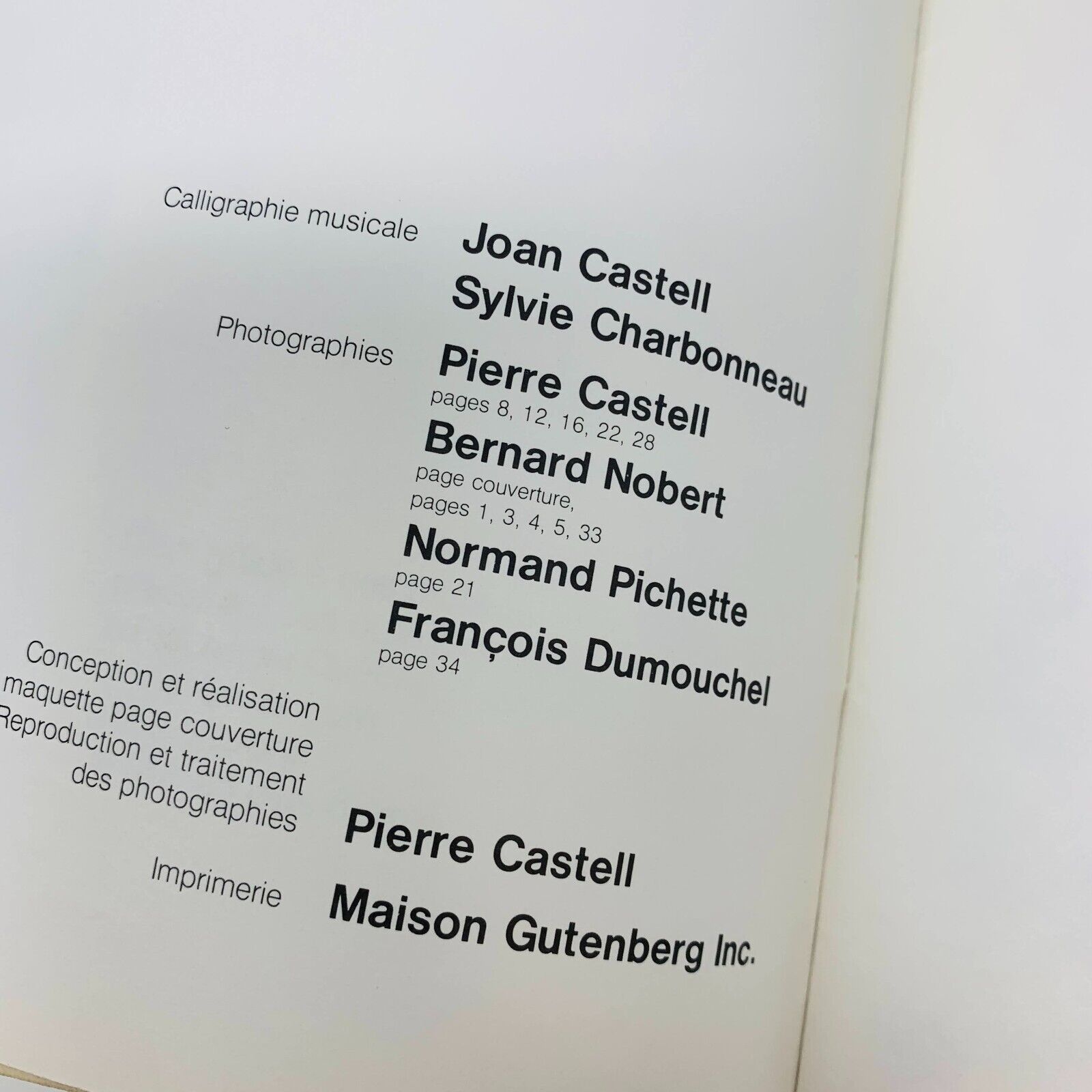 1979 Claude Dubois Partitions Songbook Chant de Mon Pays Piano Guitar Québécois