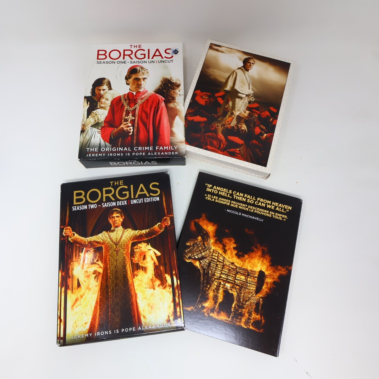 The Borgias Complete Series Uncut Season #1-2-3 DVD Set NTSC English & Français