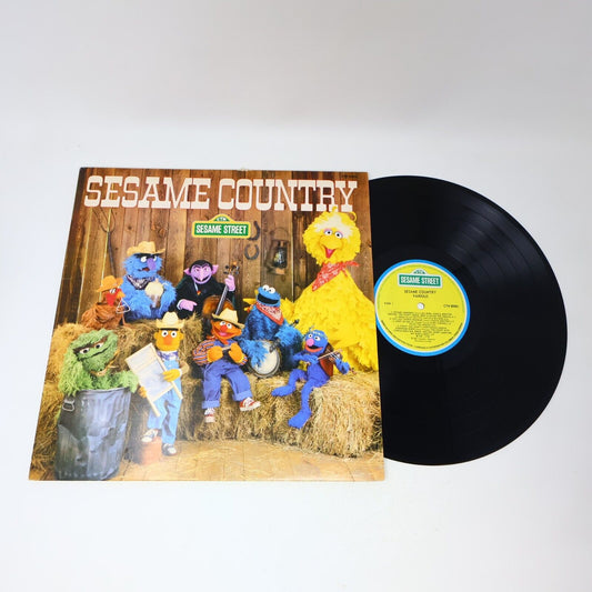 Sesame Street Sesame Country LP Record 1981 Children Big Bird Music CTW 89003