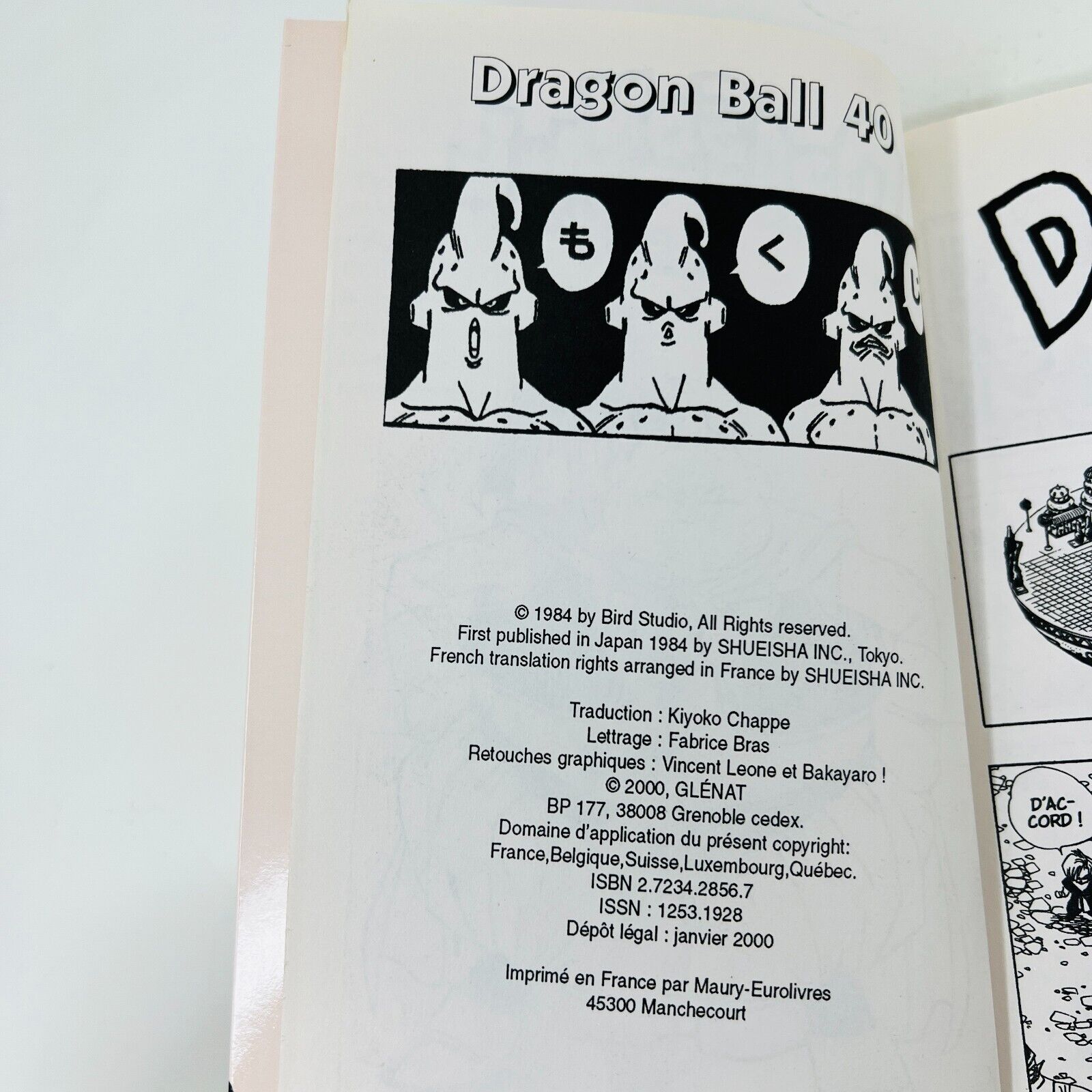 6x Dragon Ball Glénat #37-42 Lot Mangas Akira Toriyama Kaio Shin 90-2000s French
